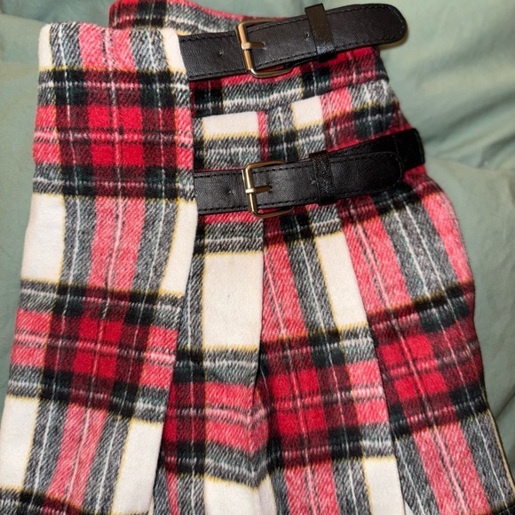 Rachel Plaid Red and Black Women's Skirt - Picture 9 of 10